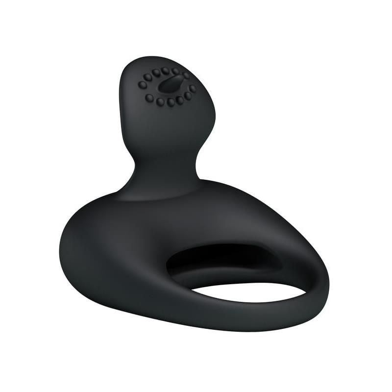 PrettyLove Anillo Vibrador arriba anillo vibrador negro