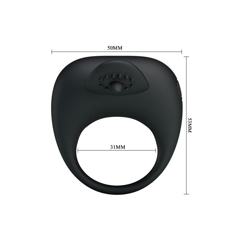 PrettyLove Anillo Vibrador medidas anillo vibrador negro